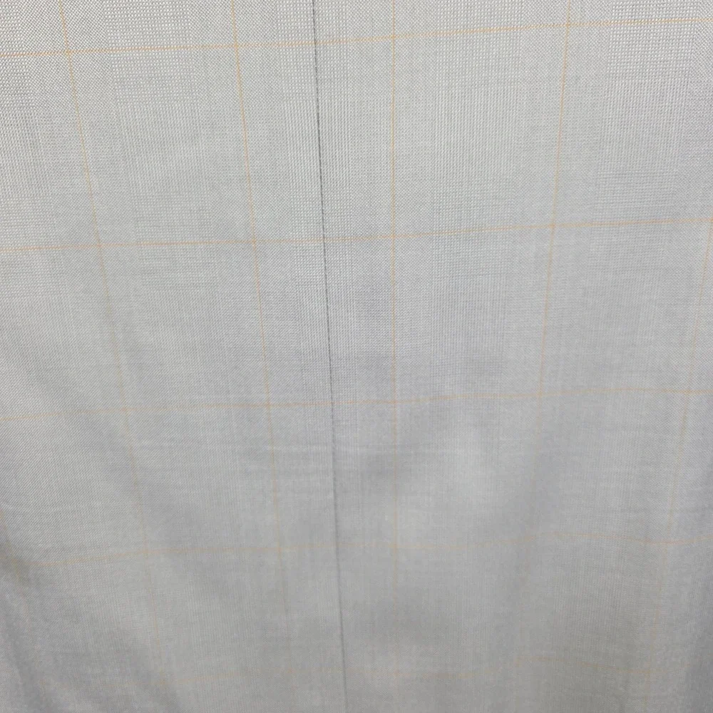 Bespoke Suit Mens 42‎ Jacket 36x32 Pants Gray Windowpane Formal Classic Business